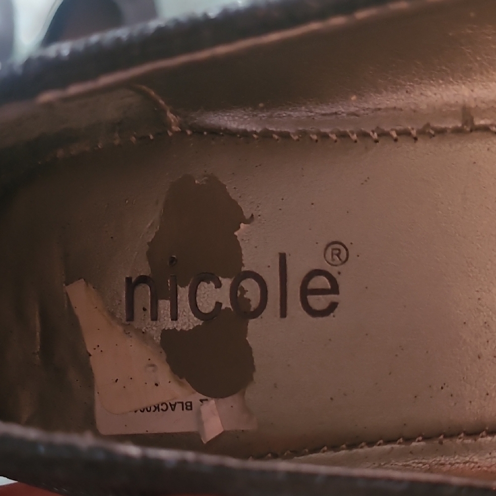 Nicole Black Embellished Flats - Picture 5 of 6